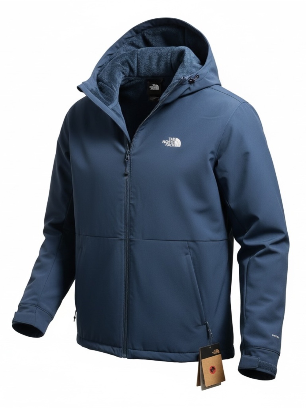 The North Face Women’s Shelbe Raschel Shady Blue Windfall Hooded Jacket size 3X - Picture 3 of 10